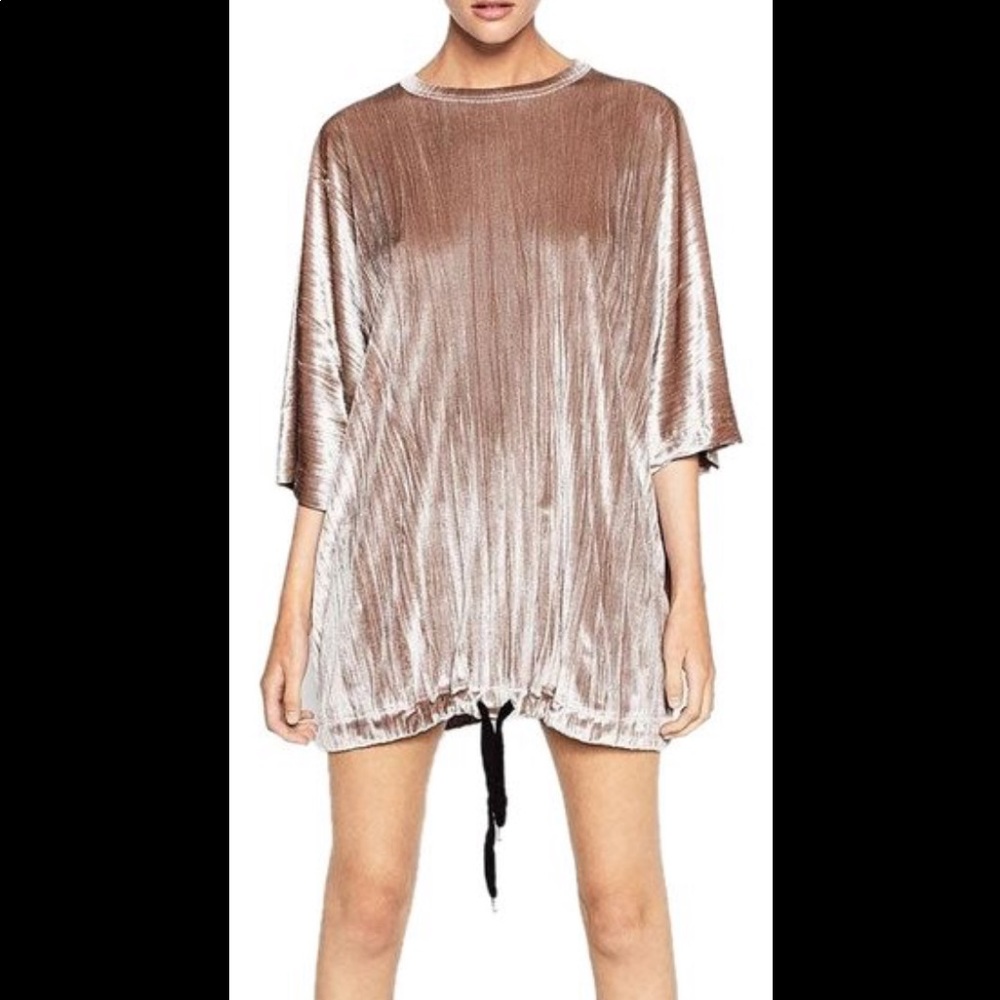 Zara trafaluc crushes velvet dress
